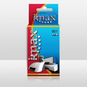 Cartucho tinta imax cc656a nº901 c tricolor hp j4580 - j4585 - j4680 - 4500aio
