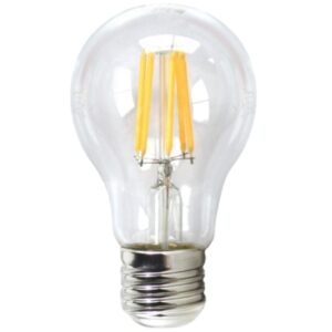 Bombilla led silver electronic filamento transprente estandar 6w=80w - e27 - 3000k luz calida - a++