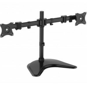 Soporte doble pantalla equip 13pulgadas - 27pulgadas inclinable giratorio 360º max 8 kg vesa max 100x100