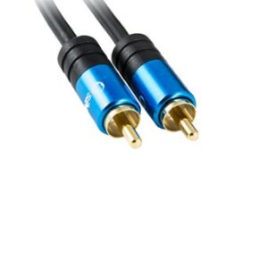 Cable digital coaxial silver ht high end 2 1rca - macho - macho - 2m - negro