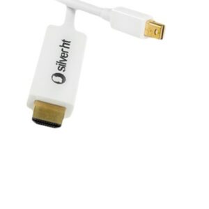 Cable silver ht hdmi - minidisplay port v1.2a - v1.1a para apple - macho - macho - 1.8m - blanco