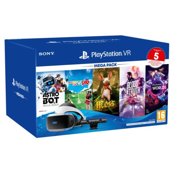 Gafas de realidad virtual sony ps4 vr playstation + camara + megapack 5 juegos