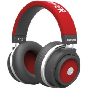 Auriculares inalambricos denver bth - 250 - bluetooth - rojo