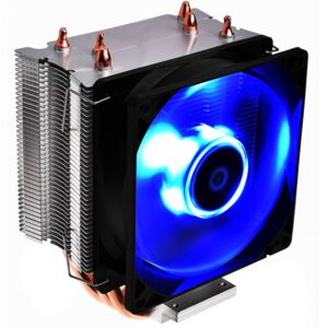 Ventilador disipador cpu deep gaming deep twister iii gaming led azul para intel y amd