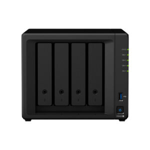 Servidor nas synology disk station ds420+ 2 gb 4 bahias raid ethernet gigabit