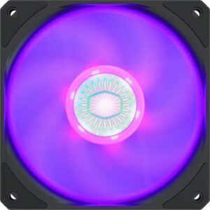 Ventilador 120x120 coolermaster sickleflow 120 rgb 120 rgb - 4 pines