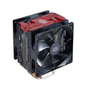 Ventilador cpu coolermaster hyper 212 led turbo red 160mm altura - multisocket