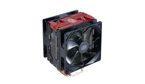 Ventilador cpu coolermaster hyper 212 led turbo red 160mm altura - multisocket