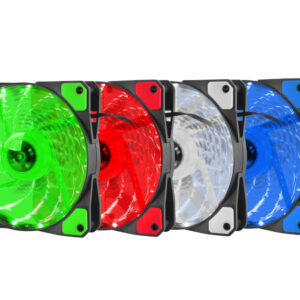 Ventilador caja genesis hydrion 120 120mm rojo