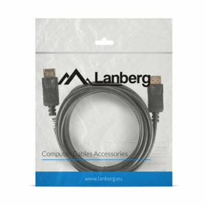 Cable displayport lanberg macho macho 4k 3m negro
