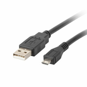 Cable usb lanberg 2.0 macho - micro usb macho 3m negro
