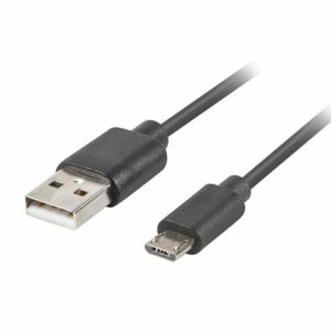 Cable usb lanberg 2.0 macho - micro usb macho quick charge 3.0 1.8m negro