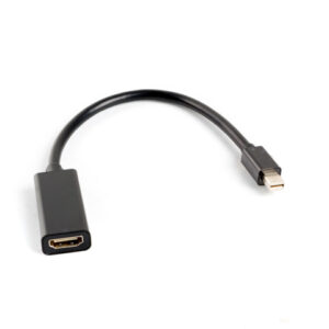 Adaptador lanberg minidisplayport macho - hdmi hembra 20cm negro