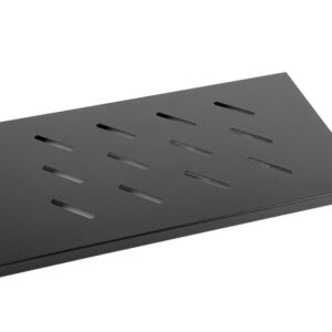 Bandeja fija lanberg 1u 465x300 mm hasta 120 kg rack de 19 negro