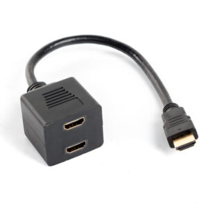 Adaptador lanberg hdmi macho - hdmi hembra x2 splitter 20cm