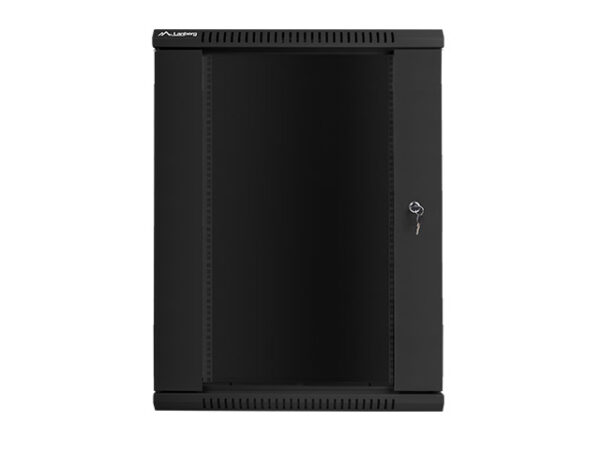 Armario rack lanberg 18u 600x450x901 auto ensamblado 19pulgadas hasta 60 kg negro