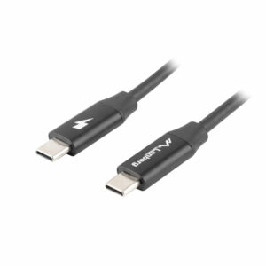 Cable usb lanberg 2.0 macho - usb tipo c macho quick charge 4.0 1.8m negro
