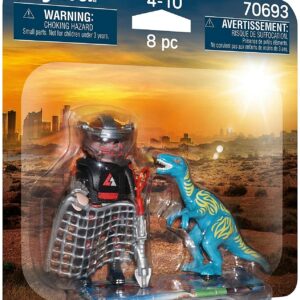 Playmobil duo pack velociraptor y saqueador