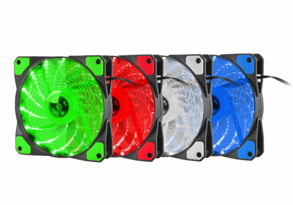 Ventilador caja genesis hydrion 120 120mm verde