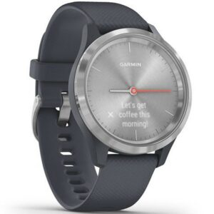 Reloj smartwatch garmin vivomove 3s sport plata grafito - azul