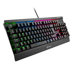 Teclado gaming sharkoon sgk3 mecanico rgb usb blue switch
