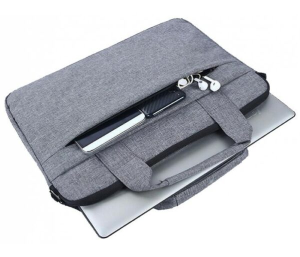 Maletin portatil 15.6 l - link ll - 3030 gris nylon relleno acolchado