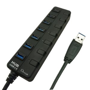Hub l - link 7 puertos usb 3.0 con alimentacion ll - uh - 307