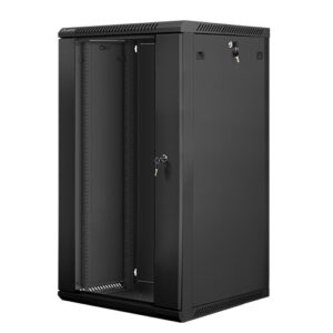 Armario rack lanberg 22u 600x600x1082 auto ensamblado 19pulgadas hasta 60 kg negro