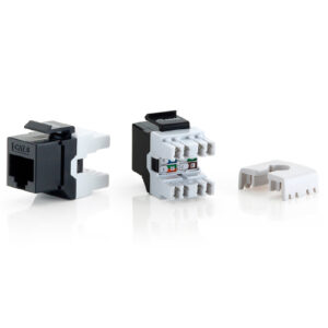 Kit 8 uds equip conector hembra rj45 utp cat6 panel keystone