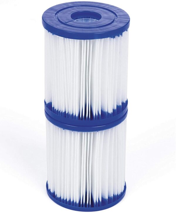 Bestway 58093 - filtro de agua tipo i para depuradora de cartucho 1.249 litros - hora blanco 8 x 8 x 18 cm