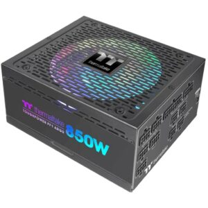 Fuente de alimentacion atx 850w thermaltake toughpower pf1 argb ne 80+ platinum - full modular - ventilador 140mm - rgb