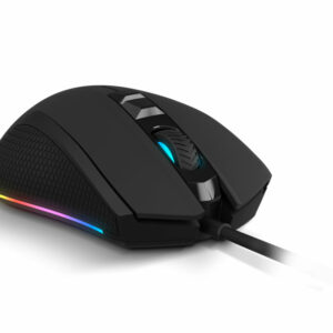 Mouse raton gaming krom kenon rgb lighting negro 4000 dpi