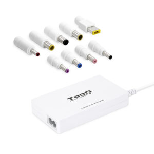 Cargador portatil universal slim tooq 100w auto 1xusb 9c blanco