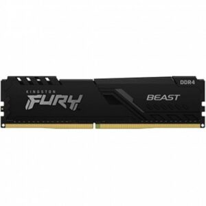 Memoria ddr4 8gb kingston - 2666mhz - pc4 21300 - fury beast negro - cl 16 - 1.35v