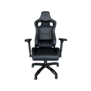 Silla gaming keep out hammer pure black incluye cojines cervical y lumbar
