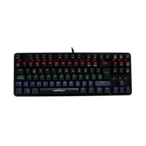 Teclado gaming keep out f105 retroiluminado - 12 macros - 88 teclas antigoshting