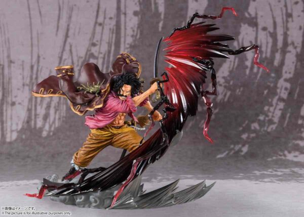 Figura tamashi nations one piece gold d roger kamusari 23 cm figuarts zero extra battle