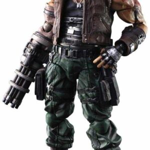 Figura square enix final fantasy vii remake play arts kai action figure - barret wallace
