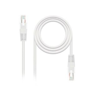 Latiguillo cable red utp cat6 rj45 nanocable 1m blanco awg24