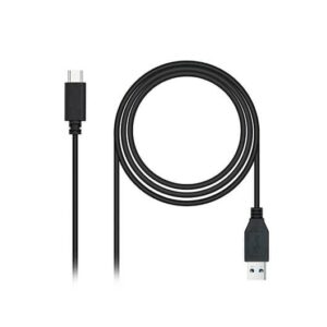 Cable usb(a) 3.1 a usb(c) 3.1 nanocable 1.5m negro - macho a macho