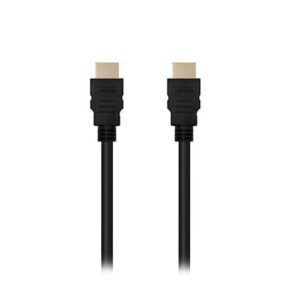 Cable hdmi 2.0 premium(a) a hdmi(a) nanocable 0.5m - macho - macho - alta velocidad - 4k - 18gbps - negro