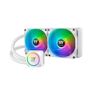 Refrigeracion liquida thermaltake th240 argb blanco 2 ven 120mm argb - multisocket