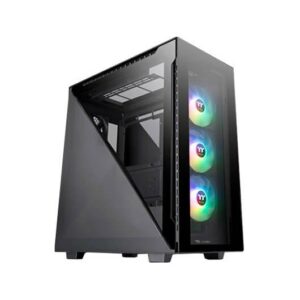 Caja ordenador gaming thermaltake atx divider 500 tg argb cristal templado - ventilador argb