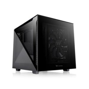 Caja ordenador thermaltake gaming micro atx divider 200 tg negro