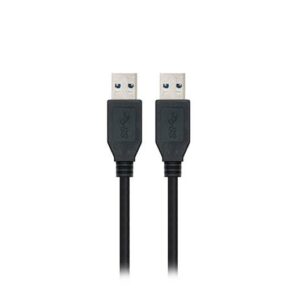 Cable usb nanocable 2m macho a macho 5gbps negro