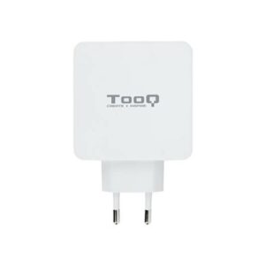 Cargador doble usb tipo c pd + usb tipo a qc3.0 tooq blanco usb tipo c pd - usb tipo a qc3.0 - 48w - blanco