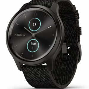 Reloj smartwatch garmin vivomove style gunmetal - dark gray fabric