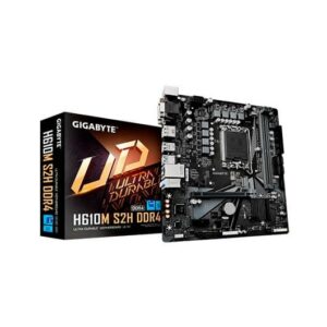 Placa base gigabyte 1200 h610m s2h ddr4 m - atx - 2 x ddr4 - 4 x sata6 - 2 x usb 3.2 - 4 x usb 2.0