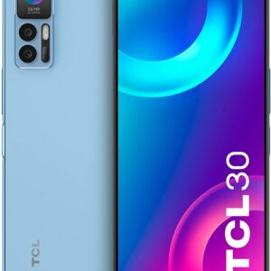 Telefono movil smartphone tcl 30 muse blue 6.7pulgadas - 64gb rom - 4gb ram - 50+2+2 mpx - 8 mpx - 5000 mah - full hd+ amoled