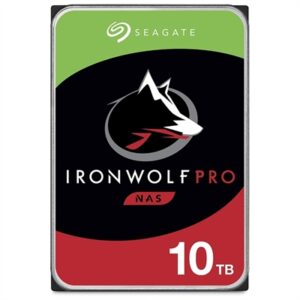 Disco duro interno hdd seagate ironwolf pro nas st10000ne000 10tb 3.5pulgadas 7200rpm - 256mb - sata 6gb - s